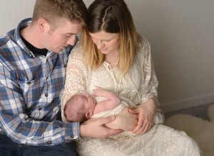 Twin Cities newborn family photos