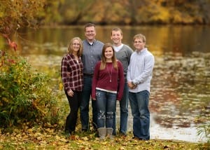 fall family photos with teens and older children
