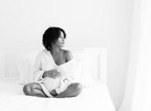 Studio boudoir maternity photographer