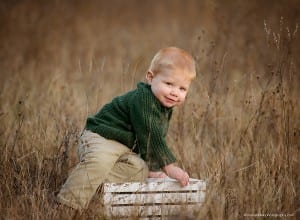 1 year old photo session outdoors