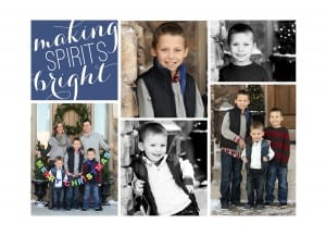 Christmas card collage
