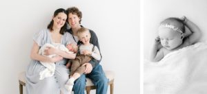 newborn and parent photos in Minneapolis photography studio