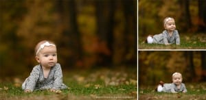 9 month baby photos outdoors