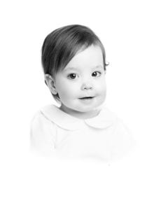 classic black and white baby photos MN