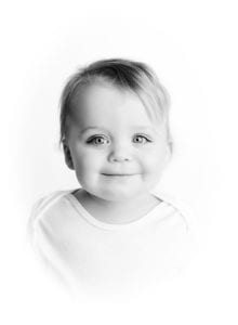 black and white children's portraits