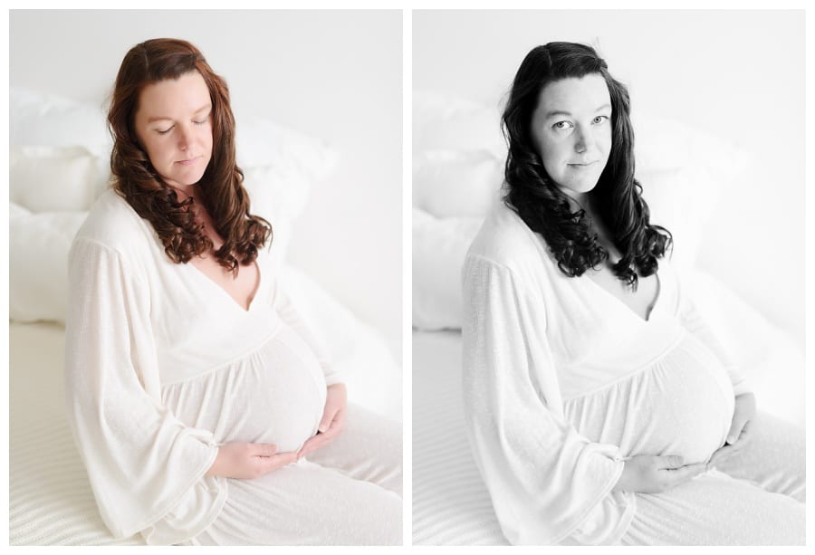 intimate maternity portraits