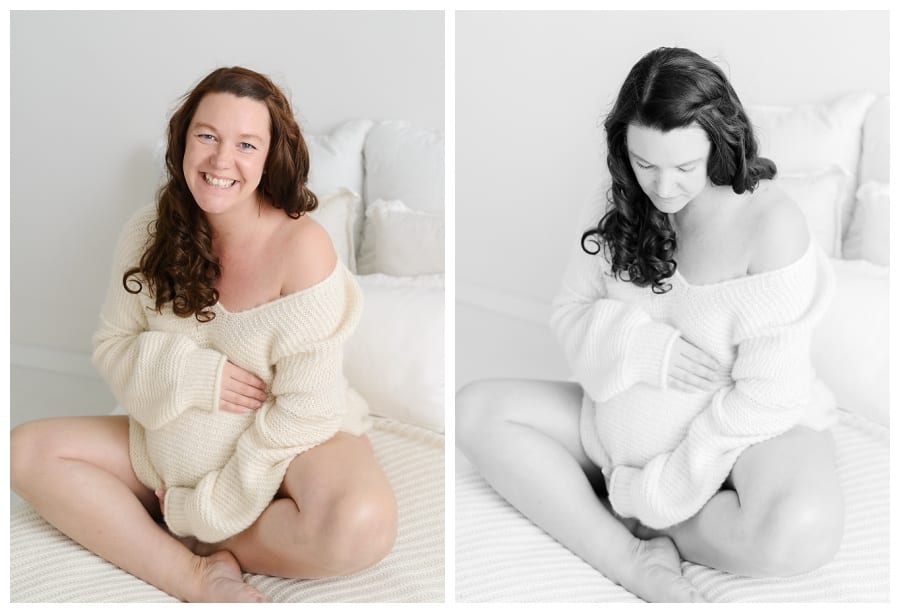 boudoir maternity photographer