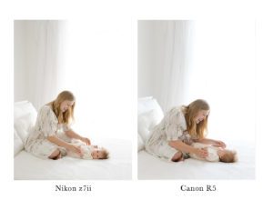 Nikon z7II vs Canon r5 photo comparisons with refined II edits