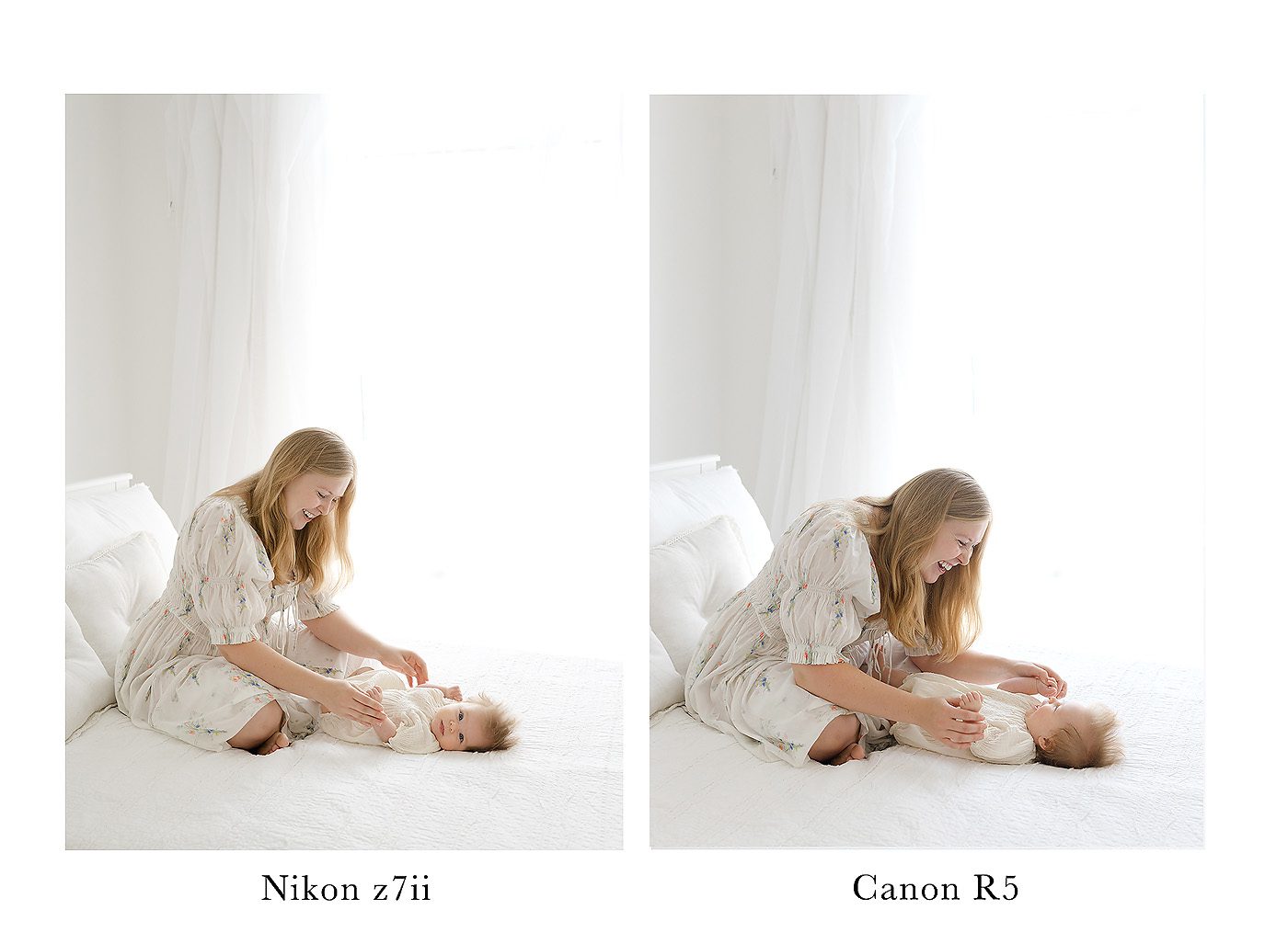 Nikon z7II vs Canon r5 photo comparisons with refined II edits