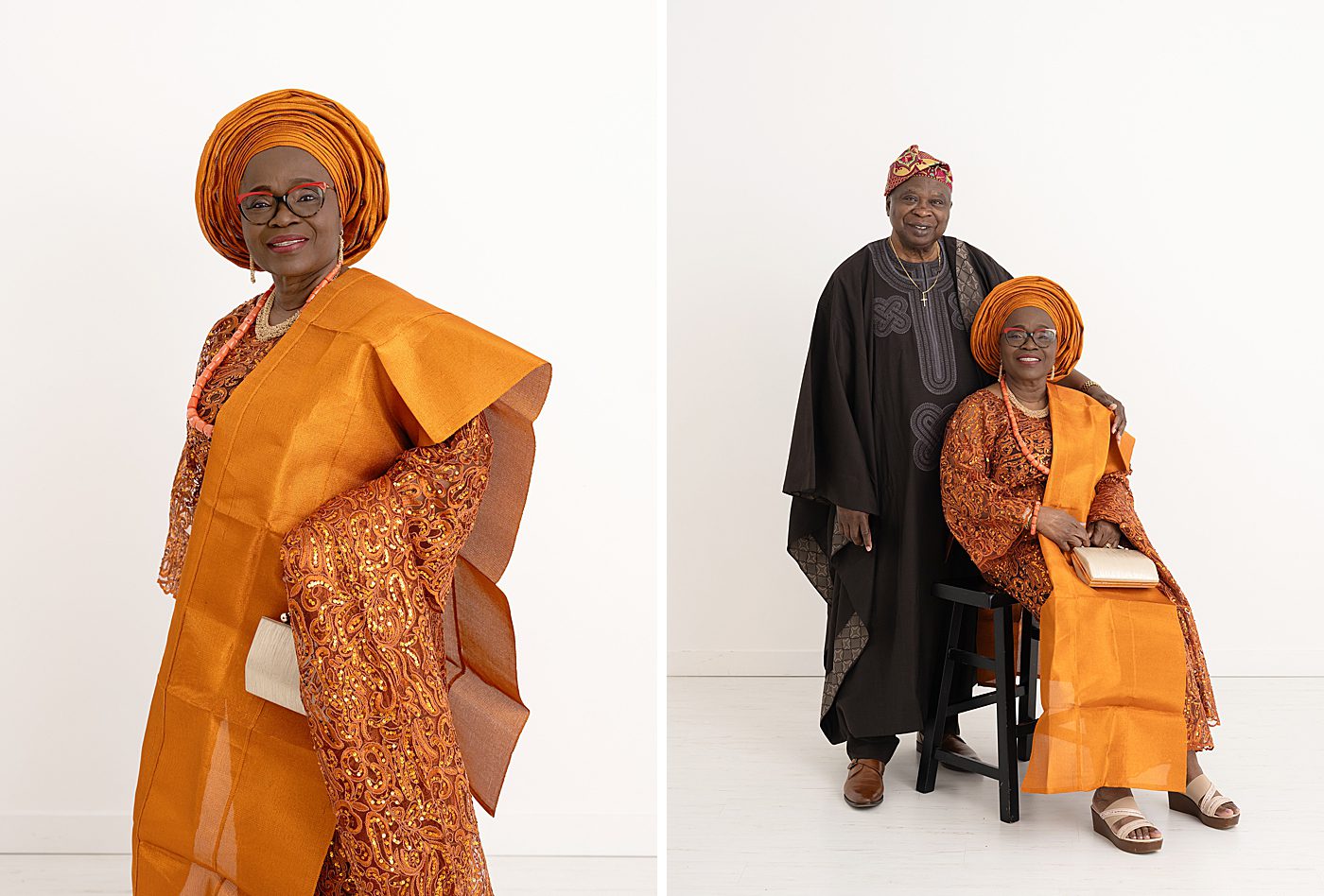 smaller groupings of extended family photos in Minneapolis photography studio